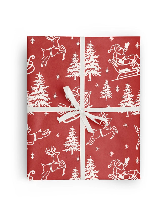 Jared’s Jingle Bells Gift Wrap | Continuous 7-ft Roll