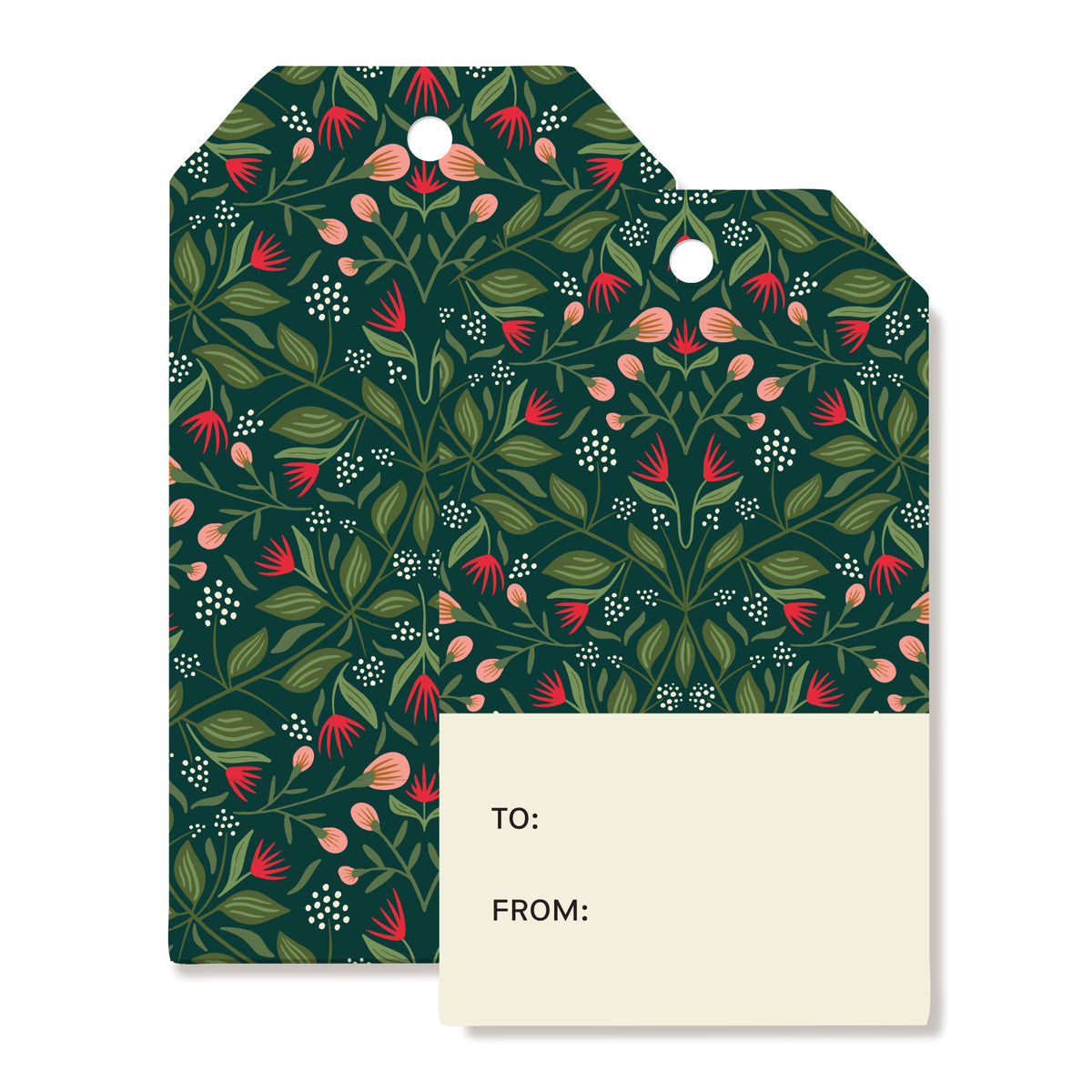 Sara's Emerald Enchantment Gift Tag Set