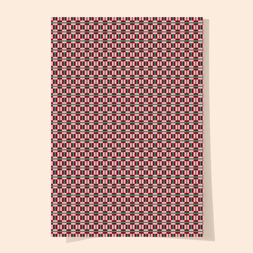 Manda's Merlot Muse Gift Wrap | Single Sheet