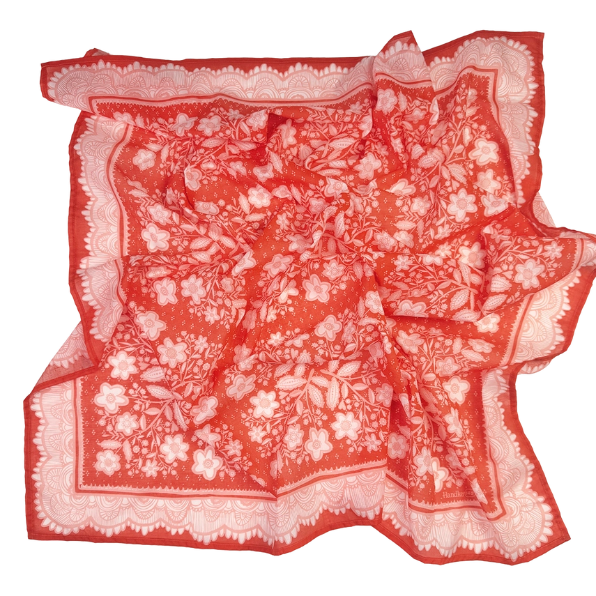 Azima's Red Royale Reusable Gift Wrap & Scarf