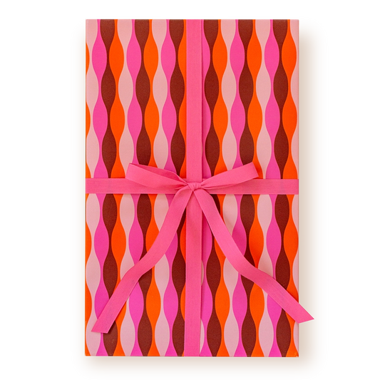 America's Retro Romance Gift Wrap | Single Sheet