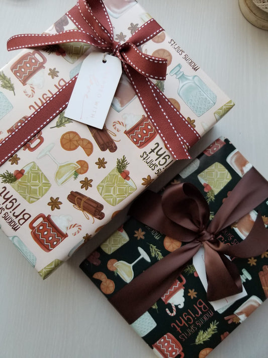 Lee's Making Spirits Bright Gift Wrap | Continuous 10-ft Roll