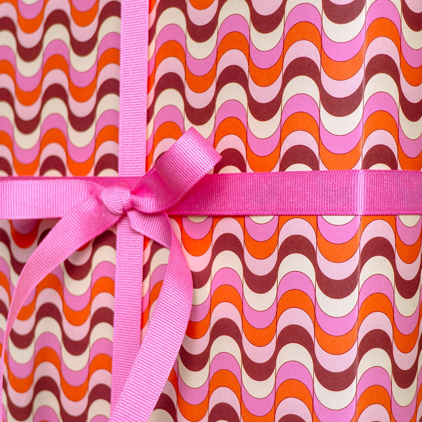 Susan's Sugar & Swirls Gift Wrap | Single Sheet