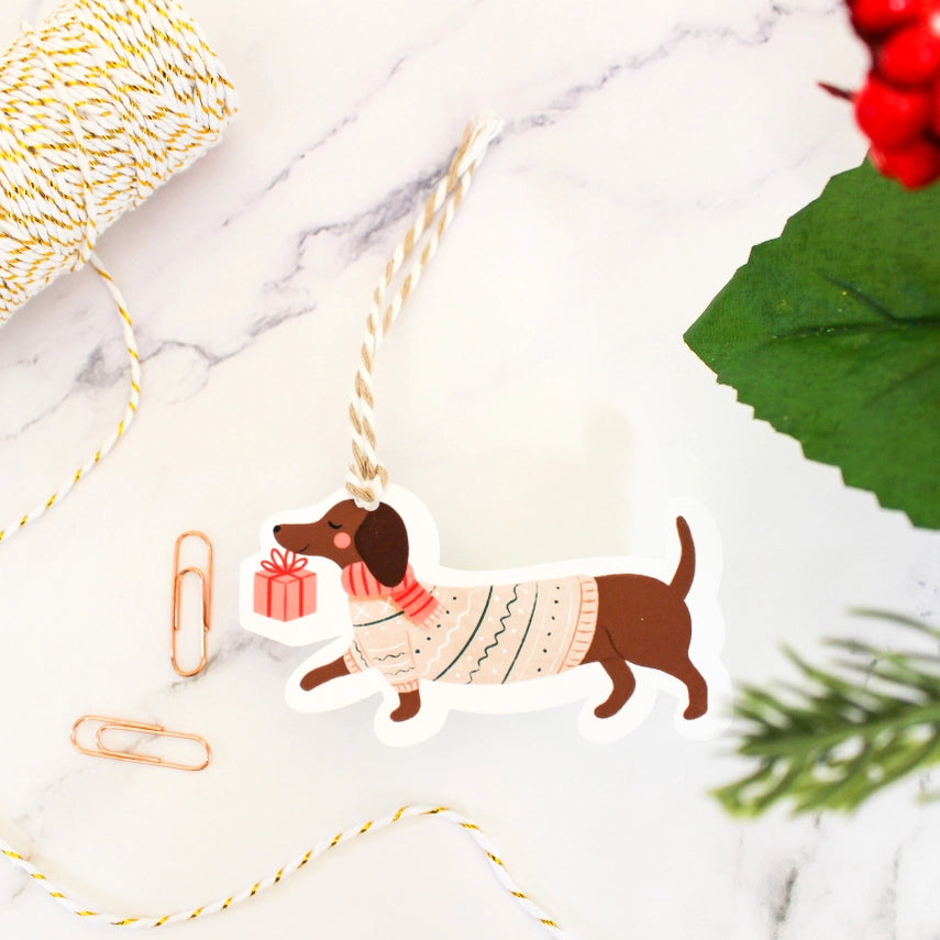 Diana’s Dashing Dachshund Gift Tag Set