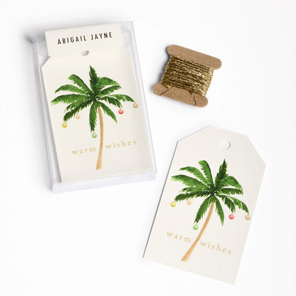 Warm Wishes Palm Tree Gift Tags