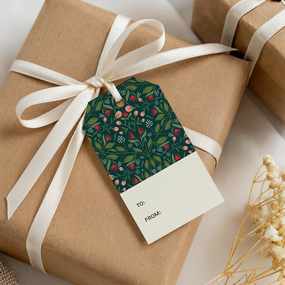 Sara's Emerald Enchantment Gift Tag Set