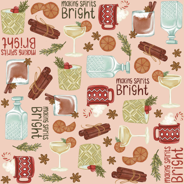 Lee's Making Spirits Bright Gift Wrap | Continuous 10-ft Roll