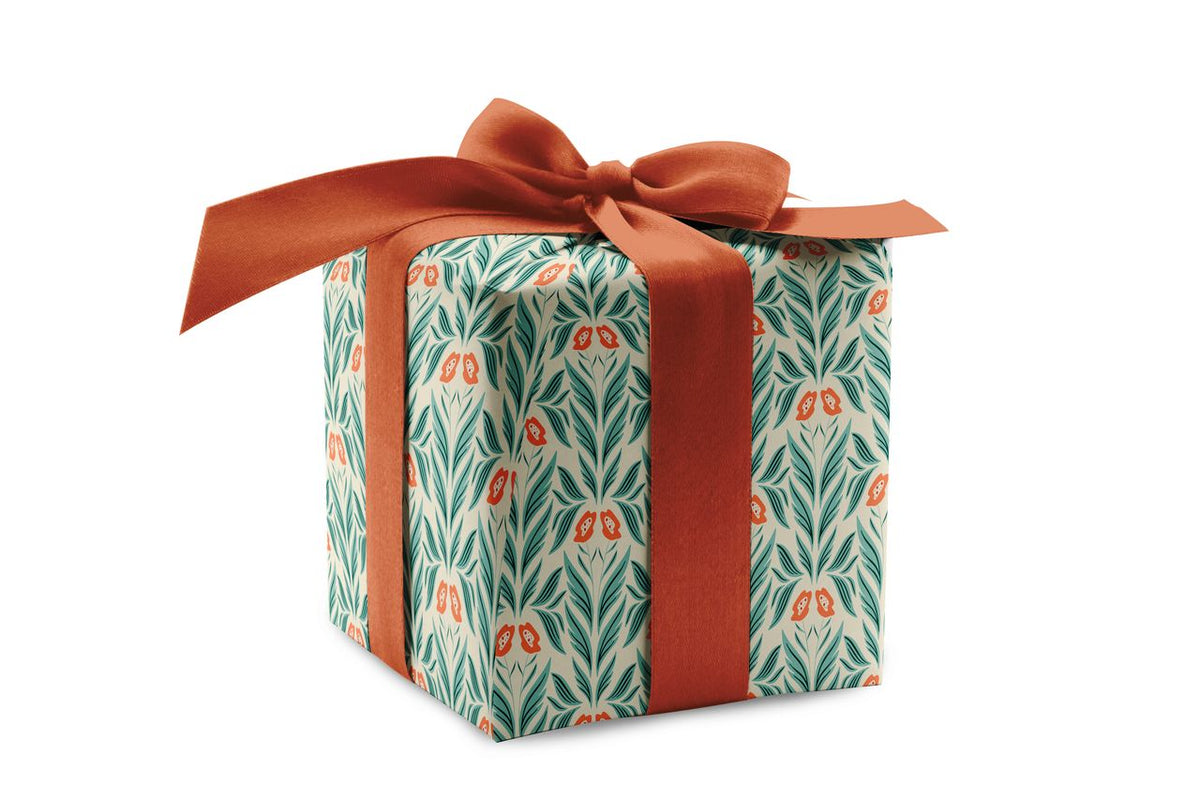 Ada's Coral Crush Gift Wrap | Roll of 3 Pre-cut Sheets