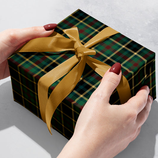 Mario's Merlot & Mistletoe Gift Wrap | Continuous 5-ft Roll