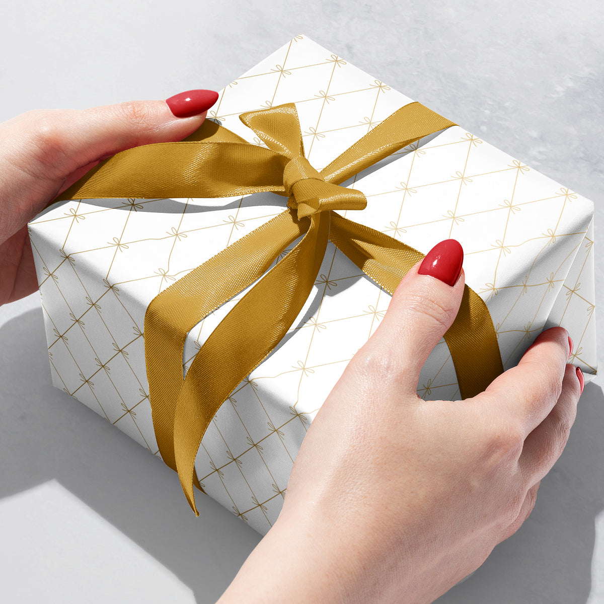 Taj's Touch of Gold Gift Wrap | Continuous 5-ft Roll