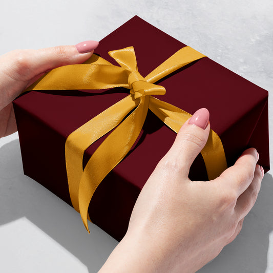 Johanna's Velvet Rouge Gift Wrap | Continuous 5-ft Roll