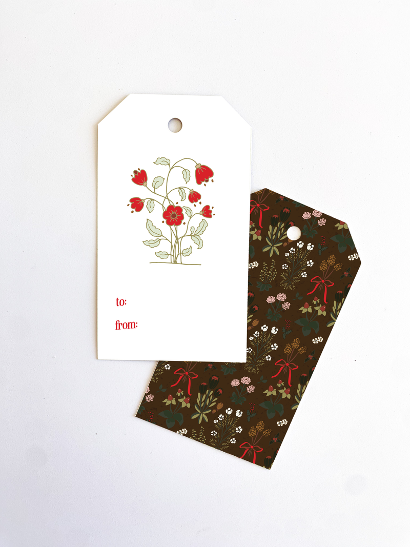 Blooms, Bows & Bubbly | Curated 3-Roll & Gift Tag Set