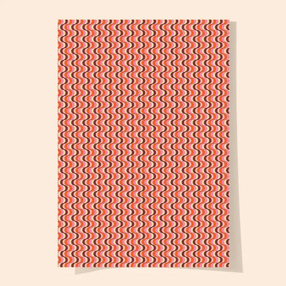 Susan's Sugar & Swirls Gift Wrap | Single Sheet