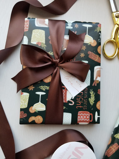 Lee's Making Spirits Bright Gift Wrap | Continuous 10-ft Roll