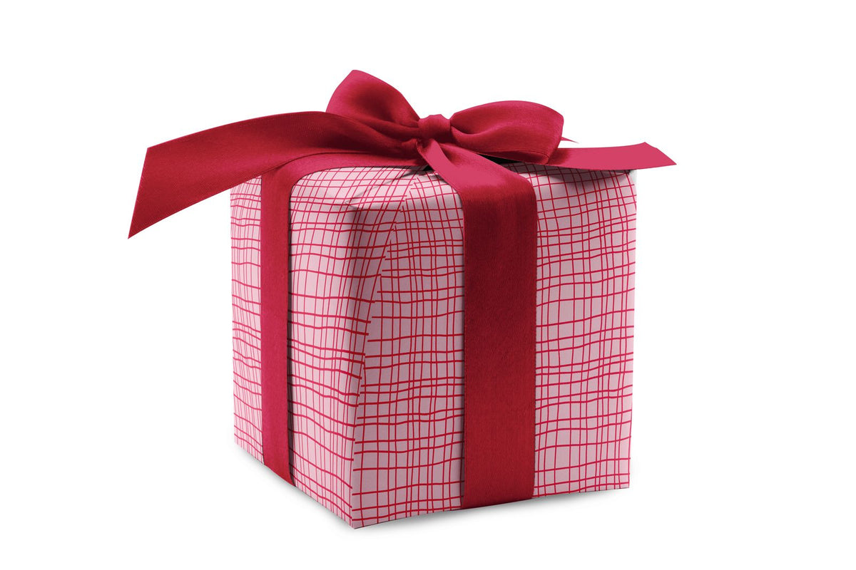 Kay's Pink Perspective Gift Wrap | Roll of 3 Pre-cut Sheets